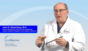Dr. John Herzenberg explaining how PRECICE internal lengthening works