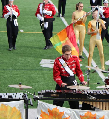 Chase in Marching Band