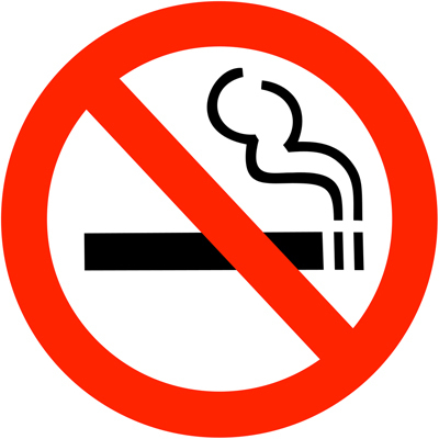 No Smoking sign