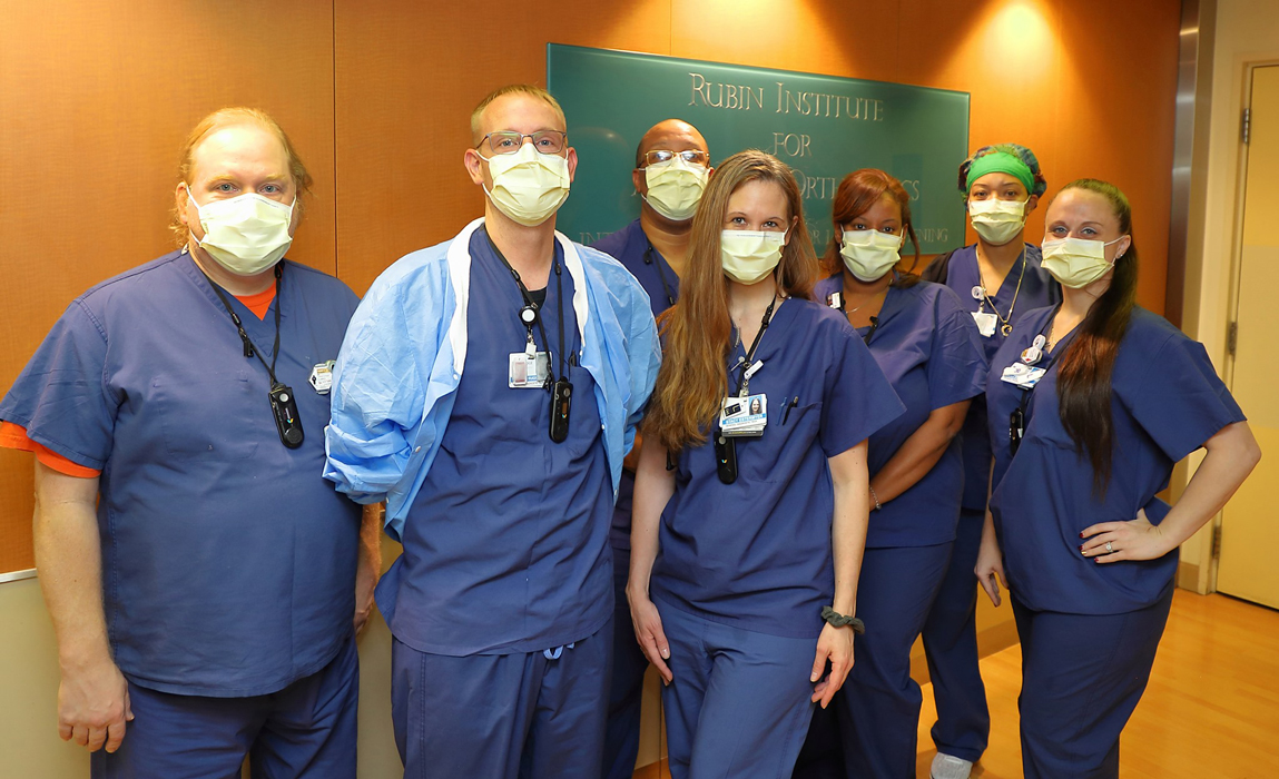 Rubin Institute radiology team in scrubs