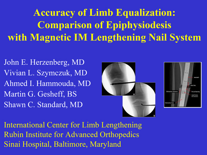 Research poster presented at the Annual Meeting of the American Orthopaedic Association in Charlotte, North Carolina in June 2017