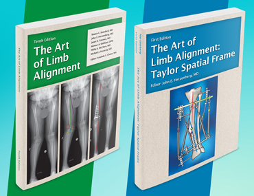 Covers of The Art of Limb Alignment and The Art of Limb Alignment: Taylor Spatial Frame textbooks