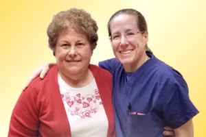 Sue with Dr. Janet Conway
