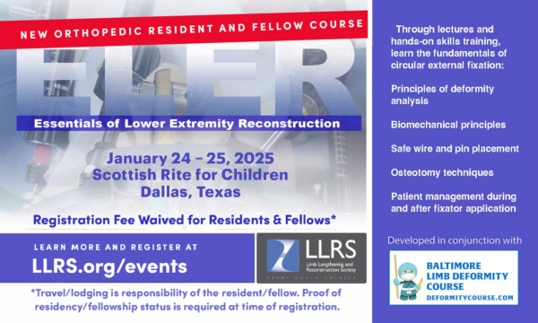 2025 Essentials of Lower Extremity Reconstruction Course