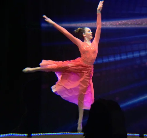 Cassidy dancing in her winning performance at the world dance championships