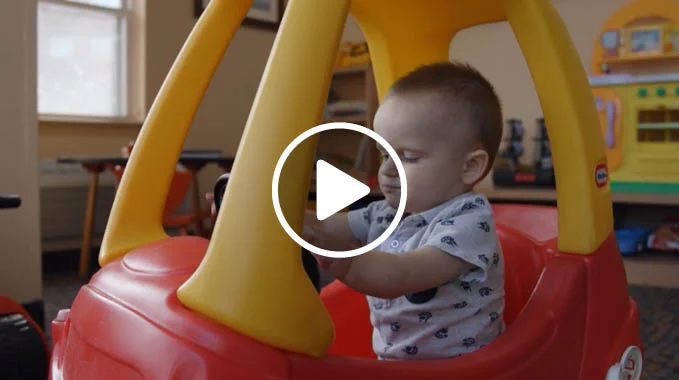 Kacper, a patient with radial club hand treated at the International Center for Limb Lengthening